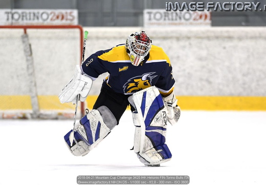 2018-04-21 Mountain Cup Challenge - IHK Helsinki FIN-Torino Bulls ITA (3-4)